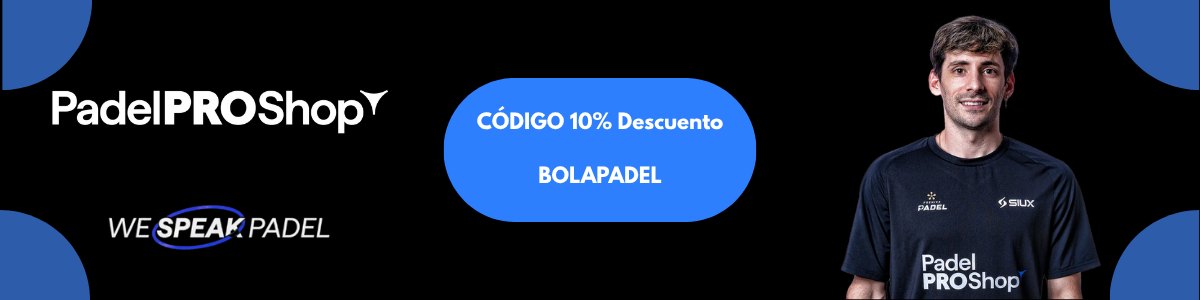 PadelPROShop: código BOLAPADEL, 10 % de descuento